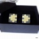 35. Srebrne spinki do mankietów-puzzle